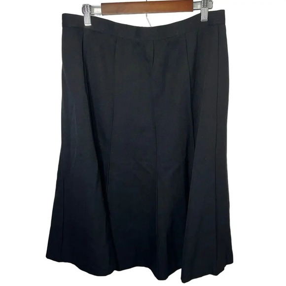 Valentino Sz,12/46 made in Italy wool seamed flared a-line couture lined Vintage - Picture 1 of 7